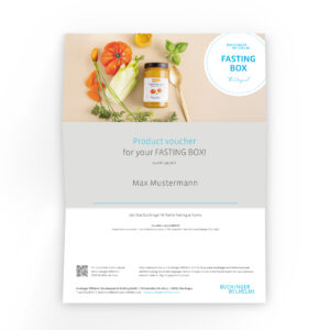 Bon d’achat COFFRET JEÛNE